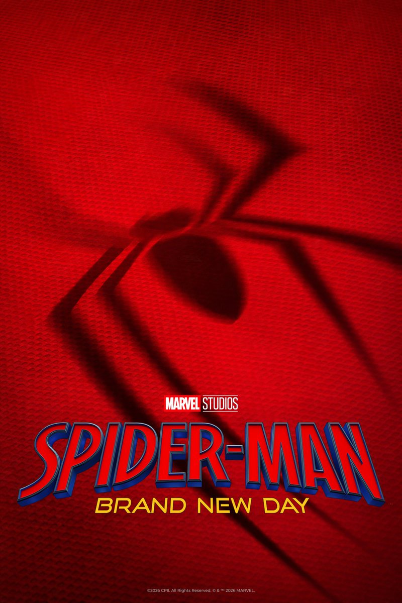 🚨 SAIU O PRIMEIRO PÔSTER PROMOCIONAL DE SPIDER-MAN BRAND NEW DAY.

TODOS OS TRAILERS JÁ FORAM DUBLADOS, TÁ VINDO MESMO.

AAAAAA