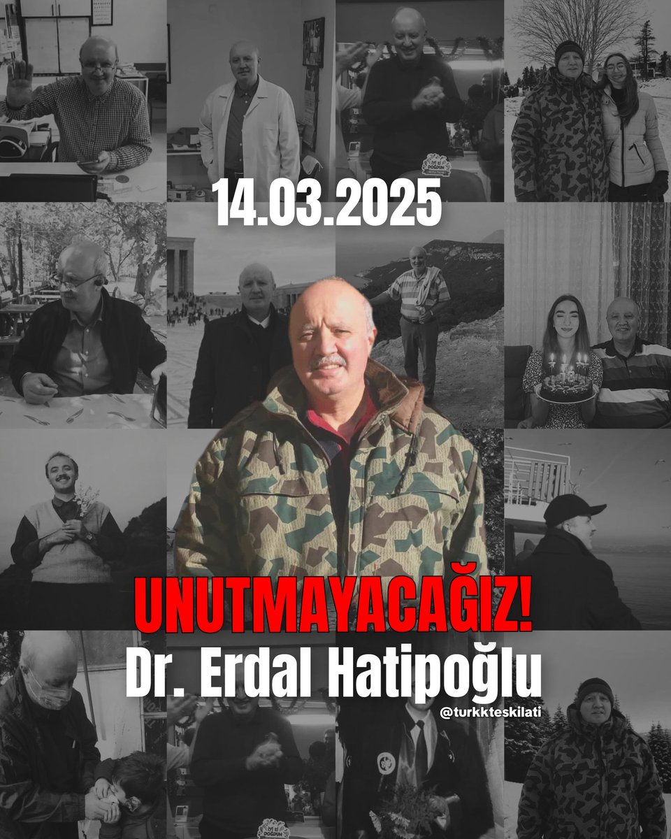 Bugün Tıp Bayramı, Doktorumuzun günü olacaktı. Türk hekimimizin ruhu şad olsun.  
<a href="/dtunahatipoglu/">Dr. Erdal HATİPOĞLU</a>