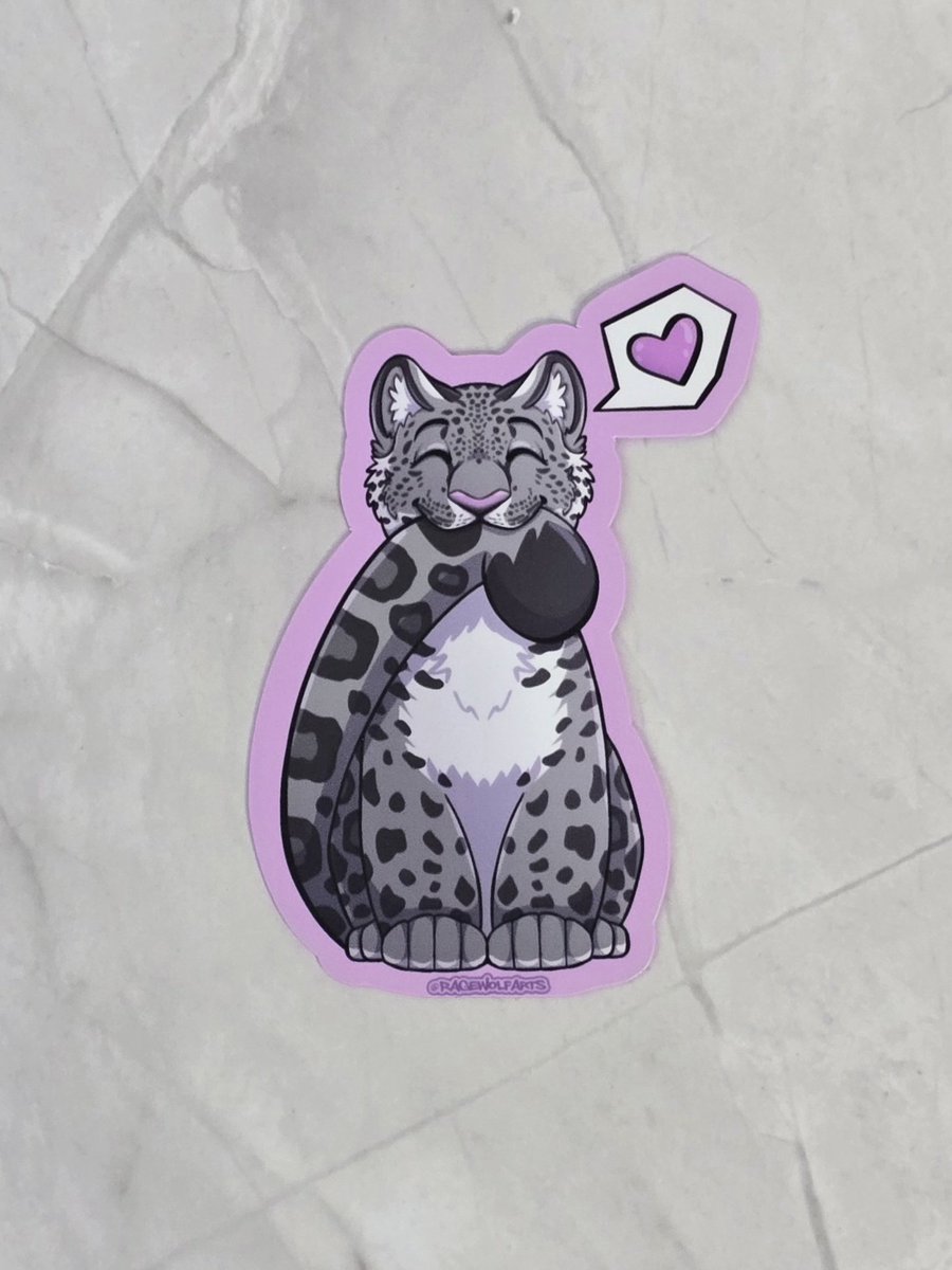 ragewolfarts's tweet photo. March Ko-fi Memberships are open until the end of the month! This month's these is the snow leopard! Mail Club supports will get a print, matching sticker and a few extras. Ko-fi Crew supports get all of the above and a sketch request!

#furry #snowleopard #commissionsopen #art https://t.co/b8jopIDhM1