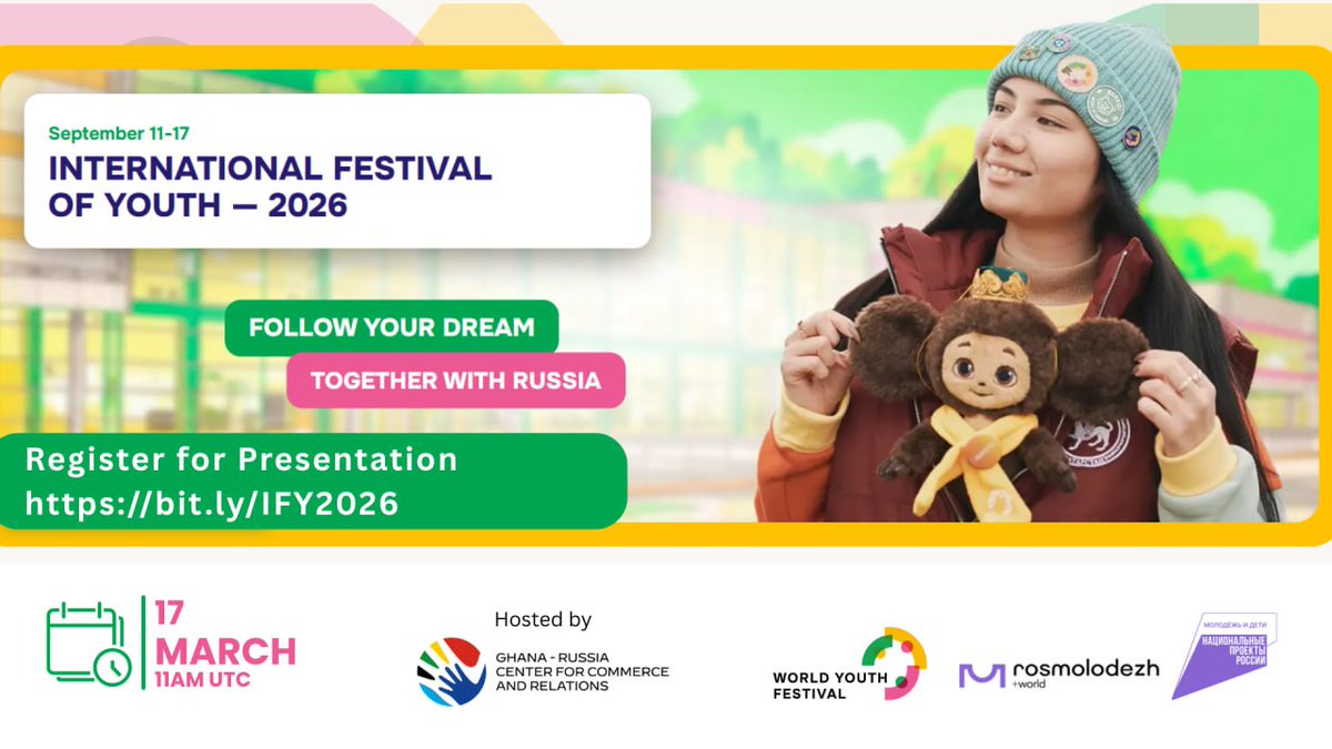 Ghana-Russia Center for Commerce and Relations tweet media