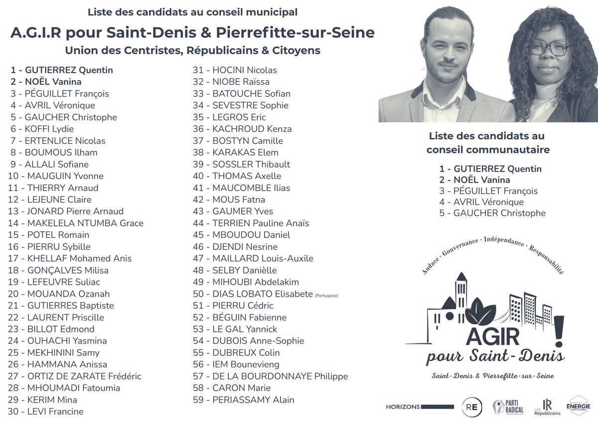 Dimanche de 8h à 20h, un seul bulletin de vote pour aller de l'avant.
Pour sortir enfin des querelles partisanes et construire l'avenir.
Un seul vote pour choisir une méthode portée par des citoyens compétents, pour mettre en place ce qui marche ailleurs.
Il est temps d'A.G.I.R !