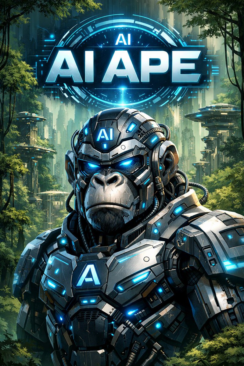 TwinChicago's tweet photo. Deep within the digital jungle, a new entity was born - AI APE. Not just another meme, but a self-learning crypto intelligence engineered for dominance.

3dYkubMCiYQAht8GJDvBZuxy52mk2bBVepNYHRb7pump https://t.co/DAb7upUq7K