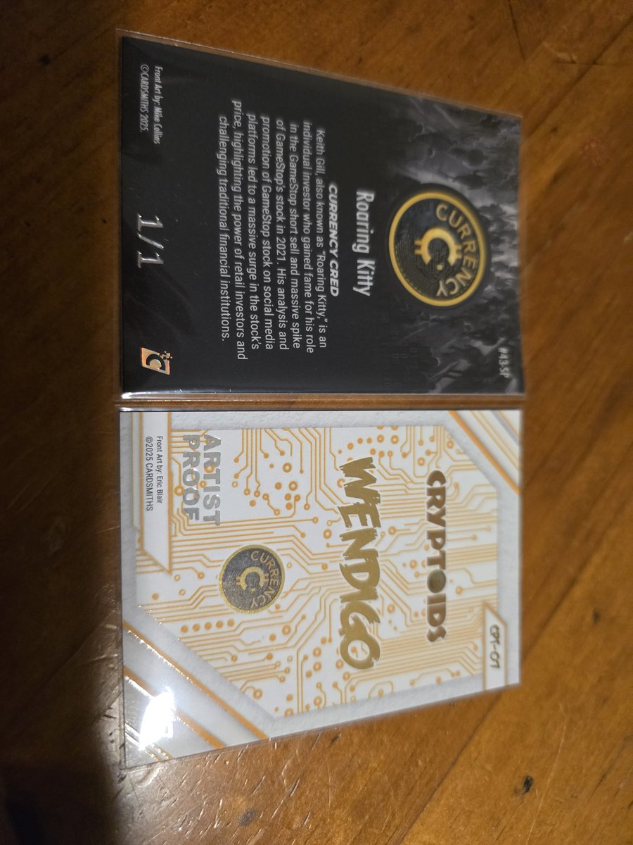 <a href="/CARDSMITHS_/">CARDSMITHS</a>    look what I pulled today !!! <a href="/TheRoaringKitty/">Roaring Kitty</a>. <a href="/gamestop/">GameStop</a>.