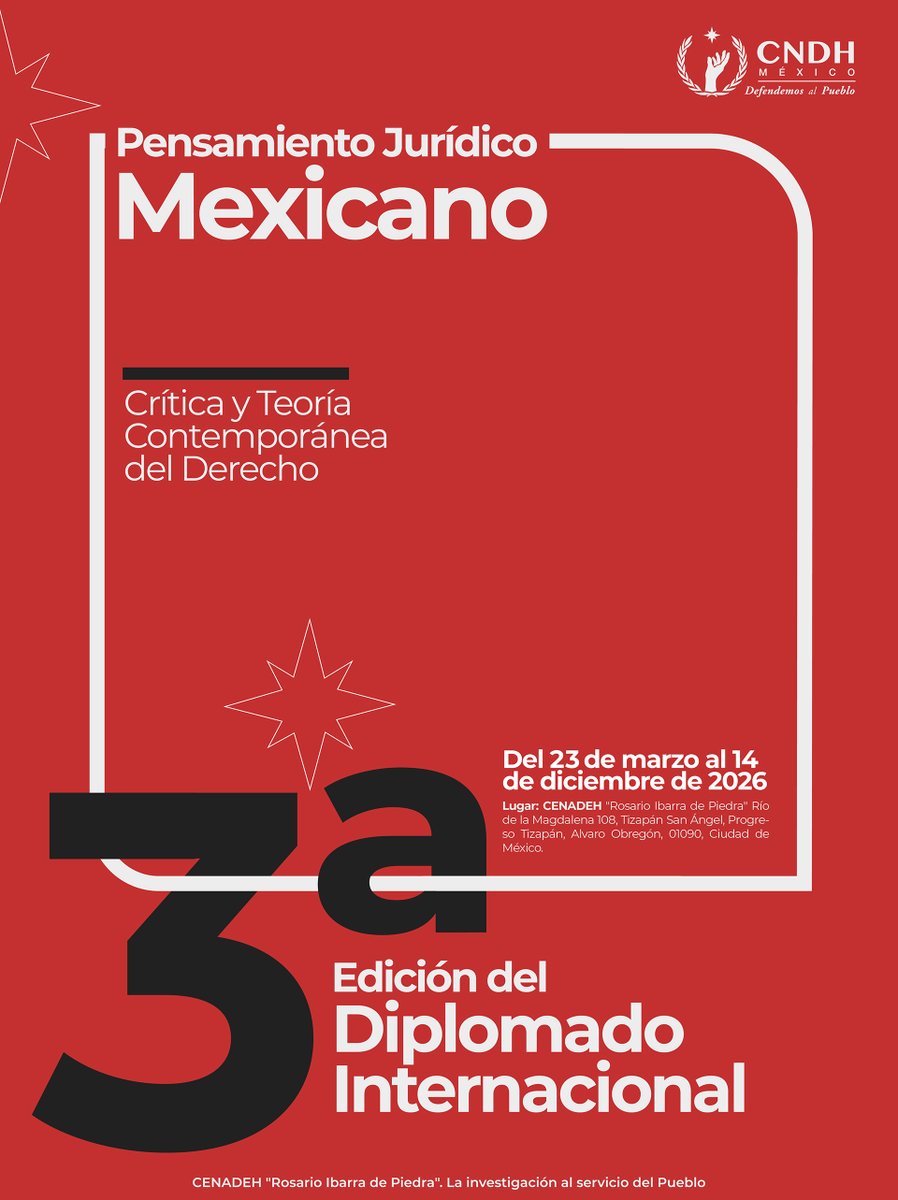 CNDH en México tweet media