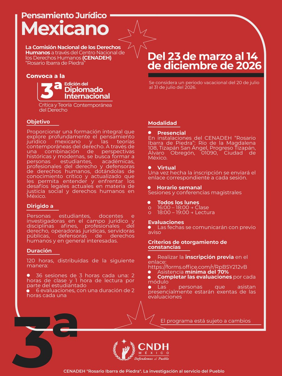 CNDH en México tweet media