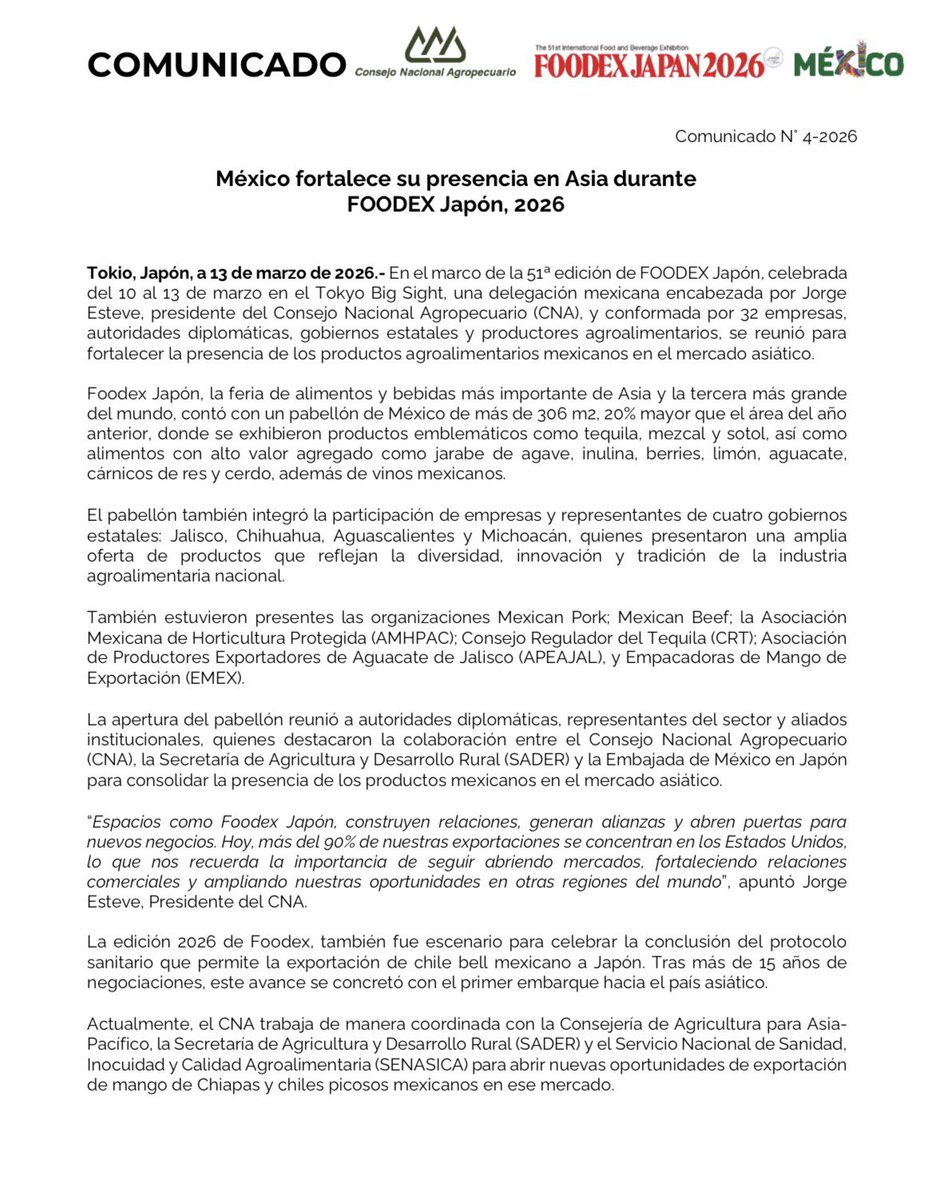 Consejo Nacional Agropecuario (CNA) tweet media