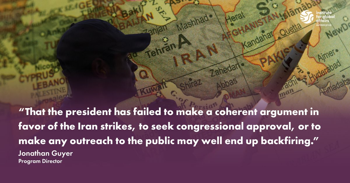 Institute for Global Affairs tweet media