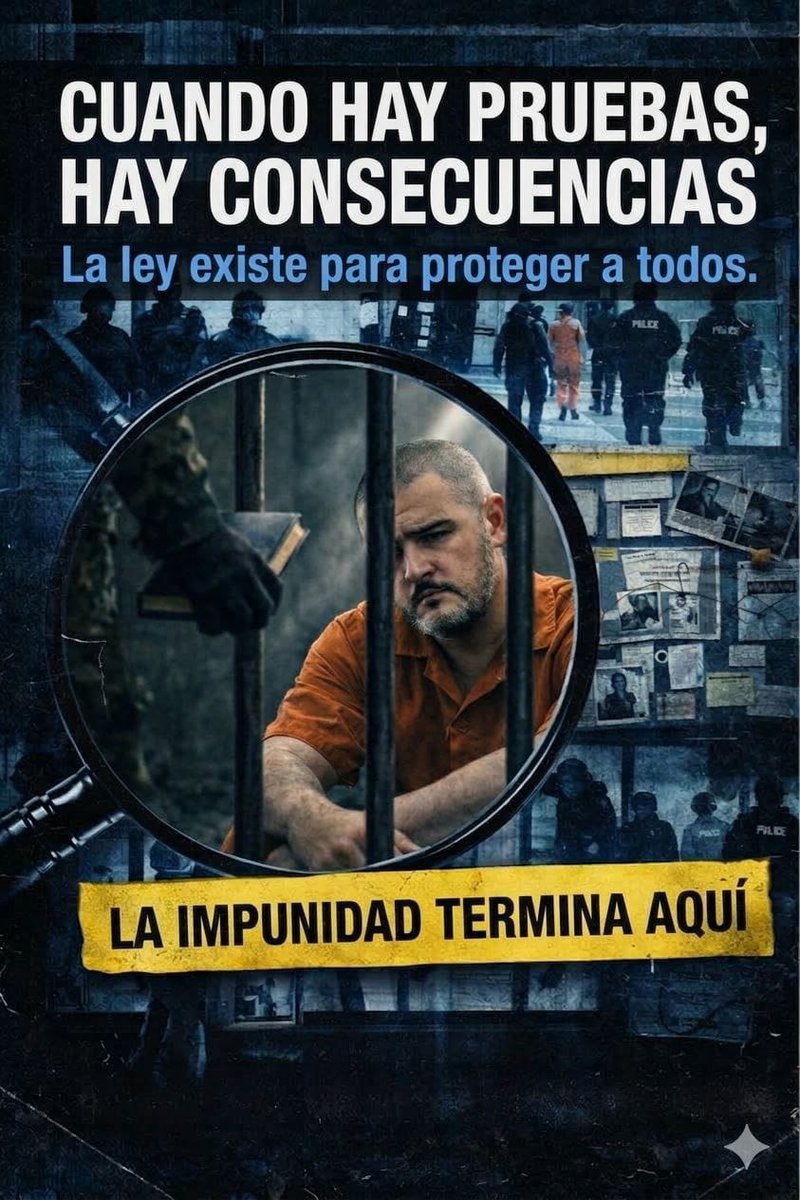 marzdanila's tweet image. La justicia no se detiene ante excusas. No es persecución política; es una necesidad de rendición de cuentas para quienes han robado al pueblo. Aquiles y la RC deben pagar por sus delitos. #AquilesRobo