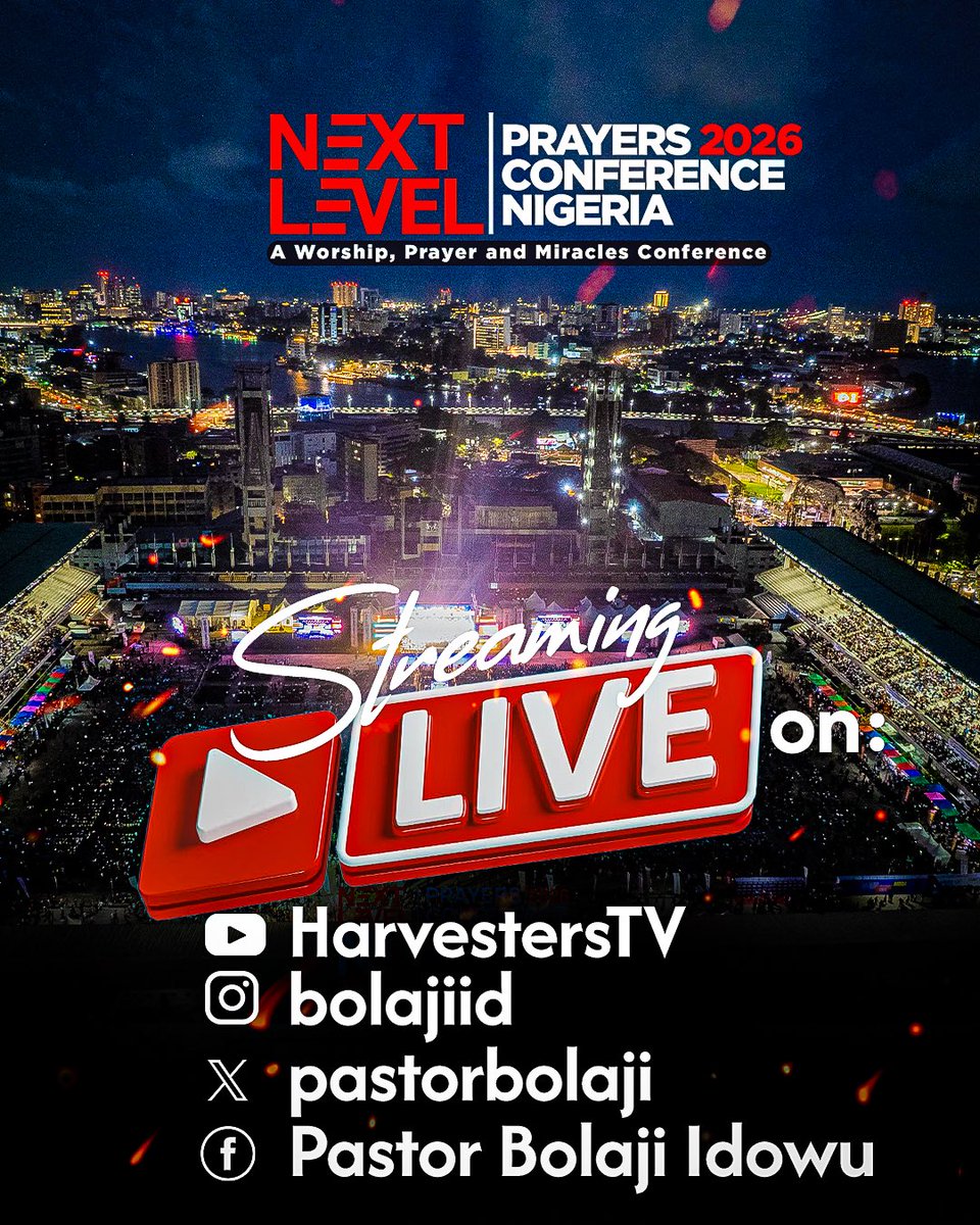 pastorbolaji's tweet photo. WE ARE LIVE ‼️
#march13th #NLPNigeria2026 #NLPGlobalConference #GlobalShutdown #pastorbolajiidowu https://t.co/kTmJXr3zeU