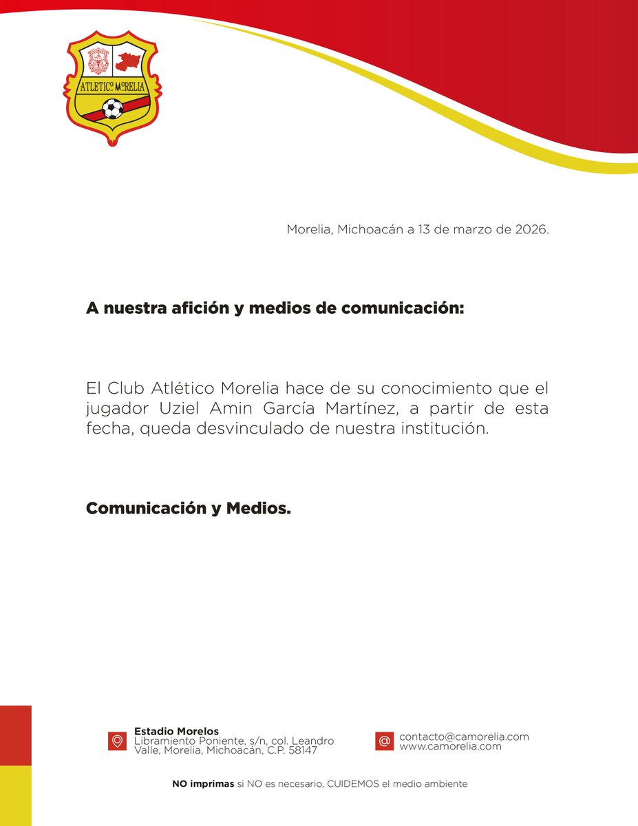Club Atlético Morelia tweet media