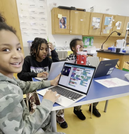 stemkidsnyc's tweet photo. Big progress at PS 297 today! 🎮 Students reviewed variables, events, &amp; conditional logic before building their games in Sprite Lab. Students are already polishing their games and helping classmates. Love the teamwork! 🚀
#CodingKids #STEM #GameDev #EdTech #FutureCreators https://t.co/kRgLawIlgG