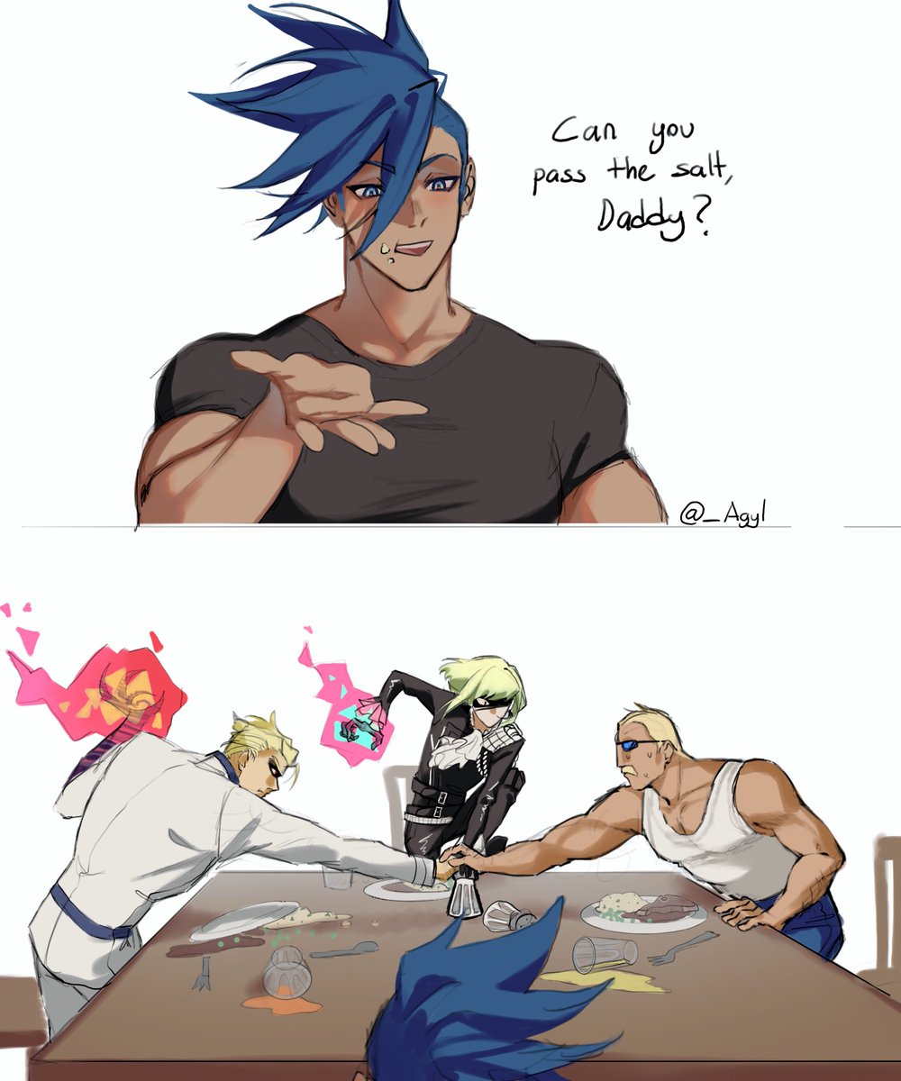 _Agyl's tweet photo. One sneak and its not lio (And its not Ignis) (its kray)

#promare #galolio hell yeah https://t.co/yYdGIgq72v