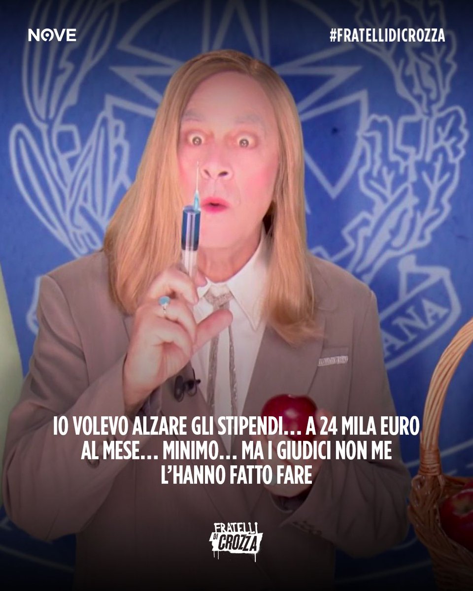 fratellicrozza's tweet photo. Ahhhhhh questi giudici… #FratelliDiCrozza #CrozzaMeloni https://t.co/zmYUKRR4WZ