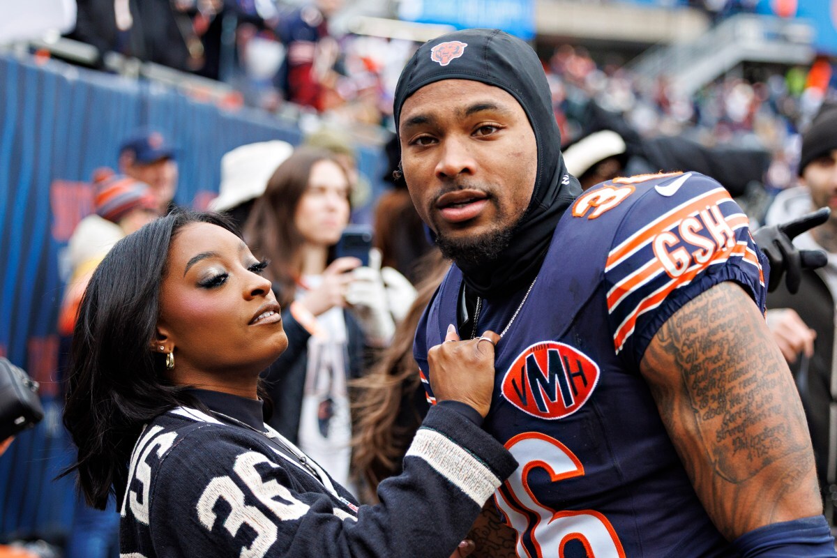 Jonathan Owens与Simone Biles