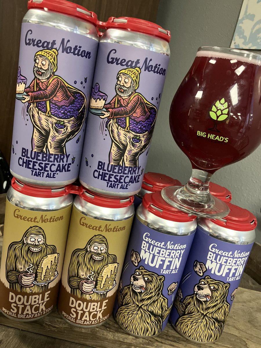 Some treats from <a href="/greatnotion/">Nick Randell</a> have landed in the shop recently 🍻 🫐 Cheesecake 🍻 🥞 Double Stack 🥞 🍻 🫐 Muffin 🍻 #missoula #beerstore #bottleshop #montana #greatnotion