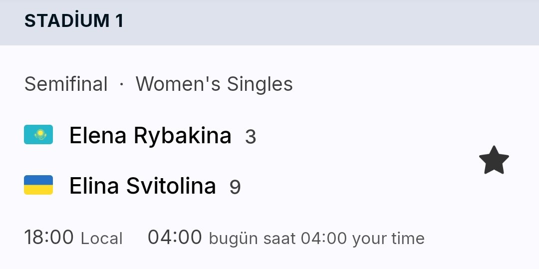 Elena Rybakina Türkiye tweet media