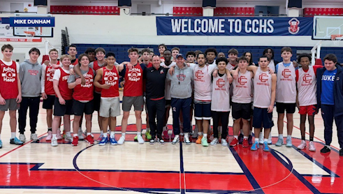 MikeCroninWMUR's tweet photo. Basketball runs deep in the Dunham family. Both Derry natives, Mike is trying to lead @PA_Ath to a #NH state title &amp; Mark is trying to lead @CCRaider_sports to a #MA state title on Sunday. Their special bond and why their dad is "distraught" at 6 on @WMUR9 https://t.co/Jfs3pBZeM9