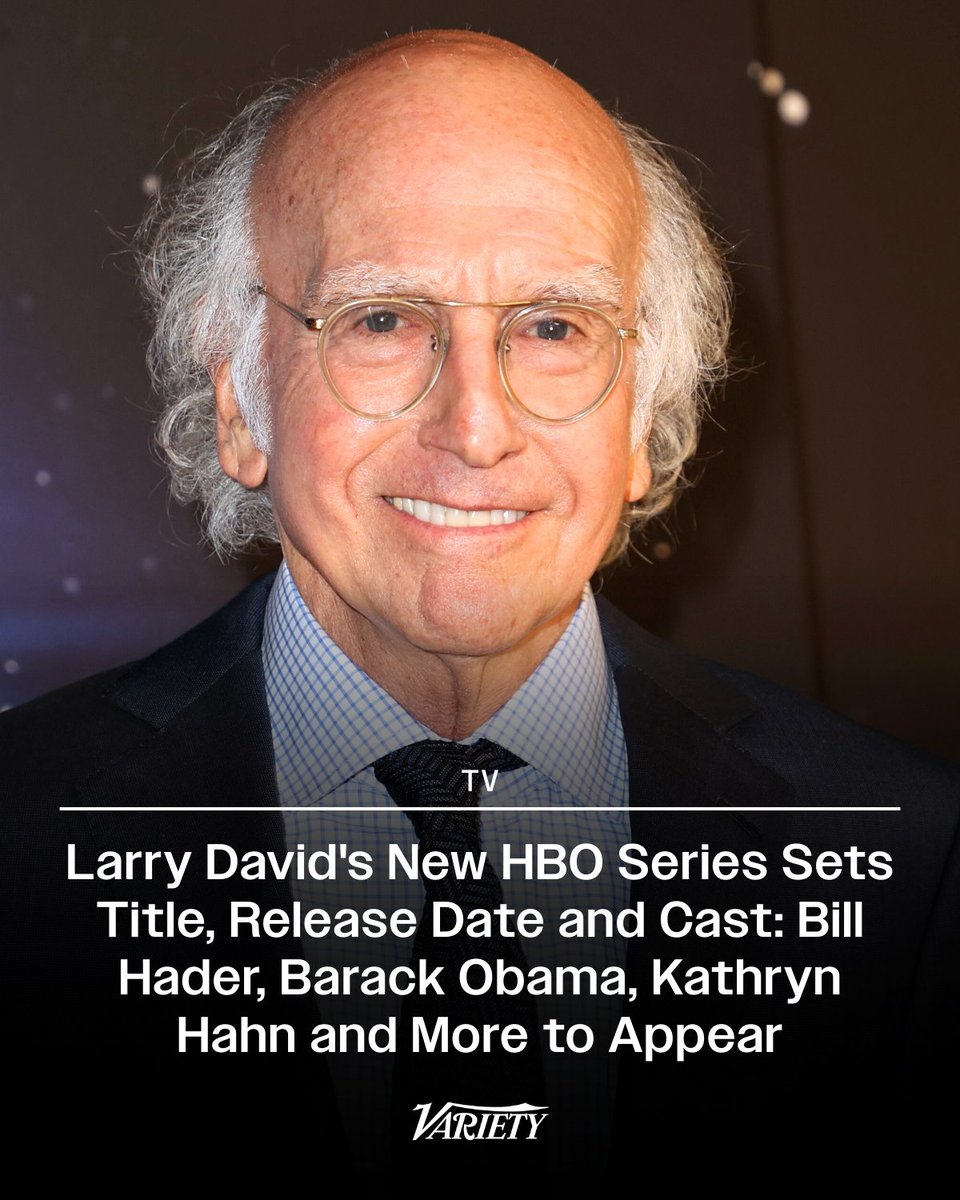 Variety's tweet image. #LarryDavid has revealed key details about his upcoming HBO comedy series “Life, Larry and the Pursuit of Unhappiness: An Almost History of America”:

• The show satirizes the United States in celebration of its 250th anniversary.
• The seven-episode series premieres on June 26