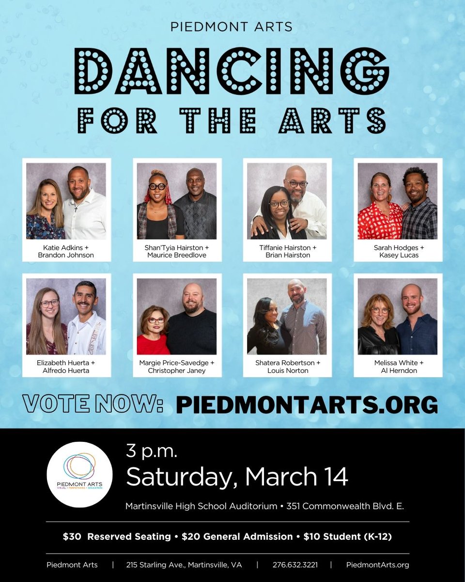 Online voting and ticket sales are now closed. But don't worry! Tickets will still be available to purchase at the event, and in-person voting will continue through the end of intermission. See you at the MHS Auditorium, Saturday, March 14! 🕺💃