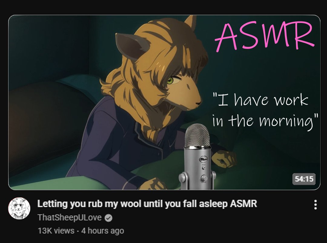 Guys I managed to get onto Beastars youtube and I found some gold