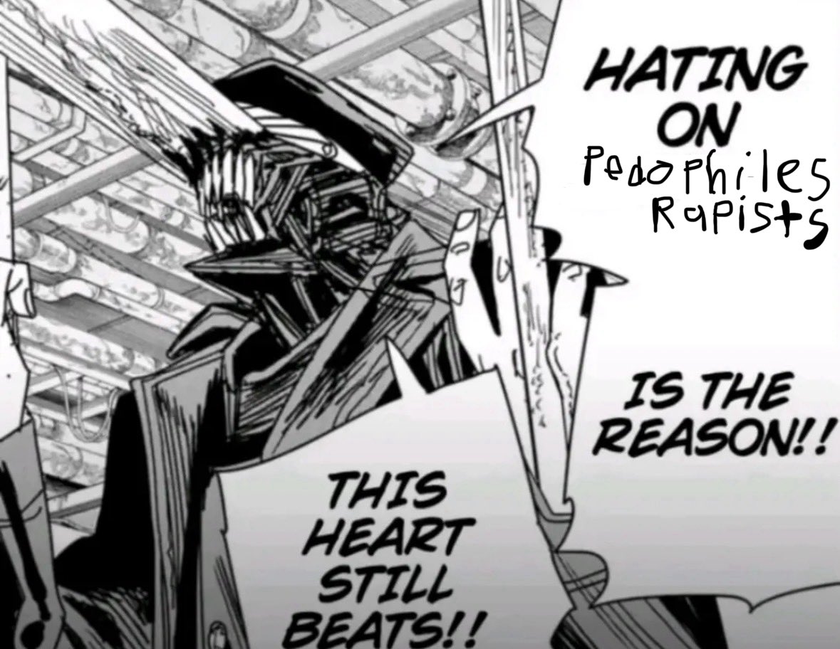BakuAkumu's tweet photo. #killallrapists https://t.co/BBa9YhdzJS