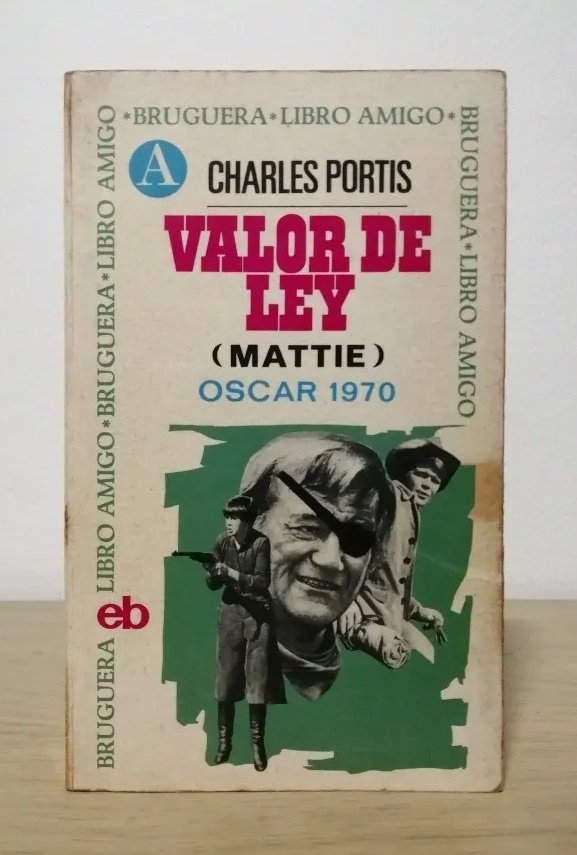 LibrosVintage's tweet photo. Comienza en @CineTRECEtv 'Valor de ley' (1969) Henry Hathaway, con John Wayne en el papel del Marshal "Rooster" J. Cogburn (por el que ganó su primer y único Oscar), Glen Campbell y Kim Darby.

Basada en la novela de Charles Portis. 

#LibroAmigo n° 151
Editorial Bruguera, 1970 https://t.co/07wQJyaDCM