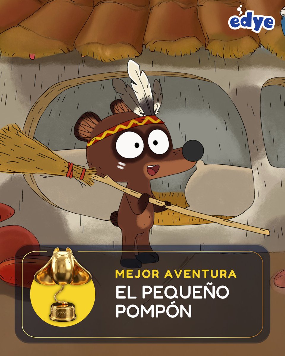 edyetv's tweet photo. 🎬🏆 Los personajes que acompañan cada aventura también merecen un premio.

En Edye celebramos a los favoritos de tus peques 💛

#PremiosEdye #MesDeLaAventura #Edye https://t.co/zK2bjRSrXj