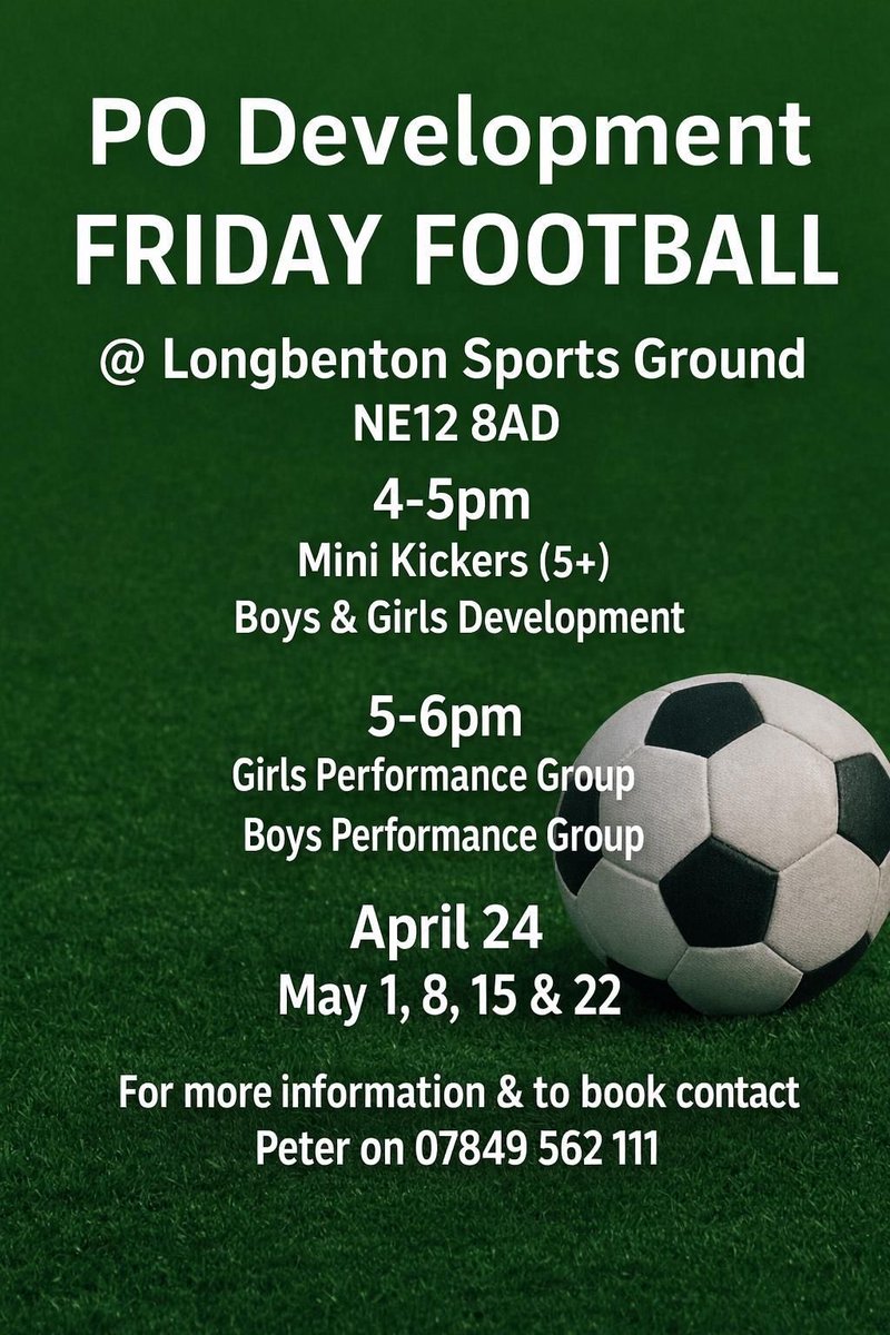 PO Football Development tweet media