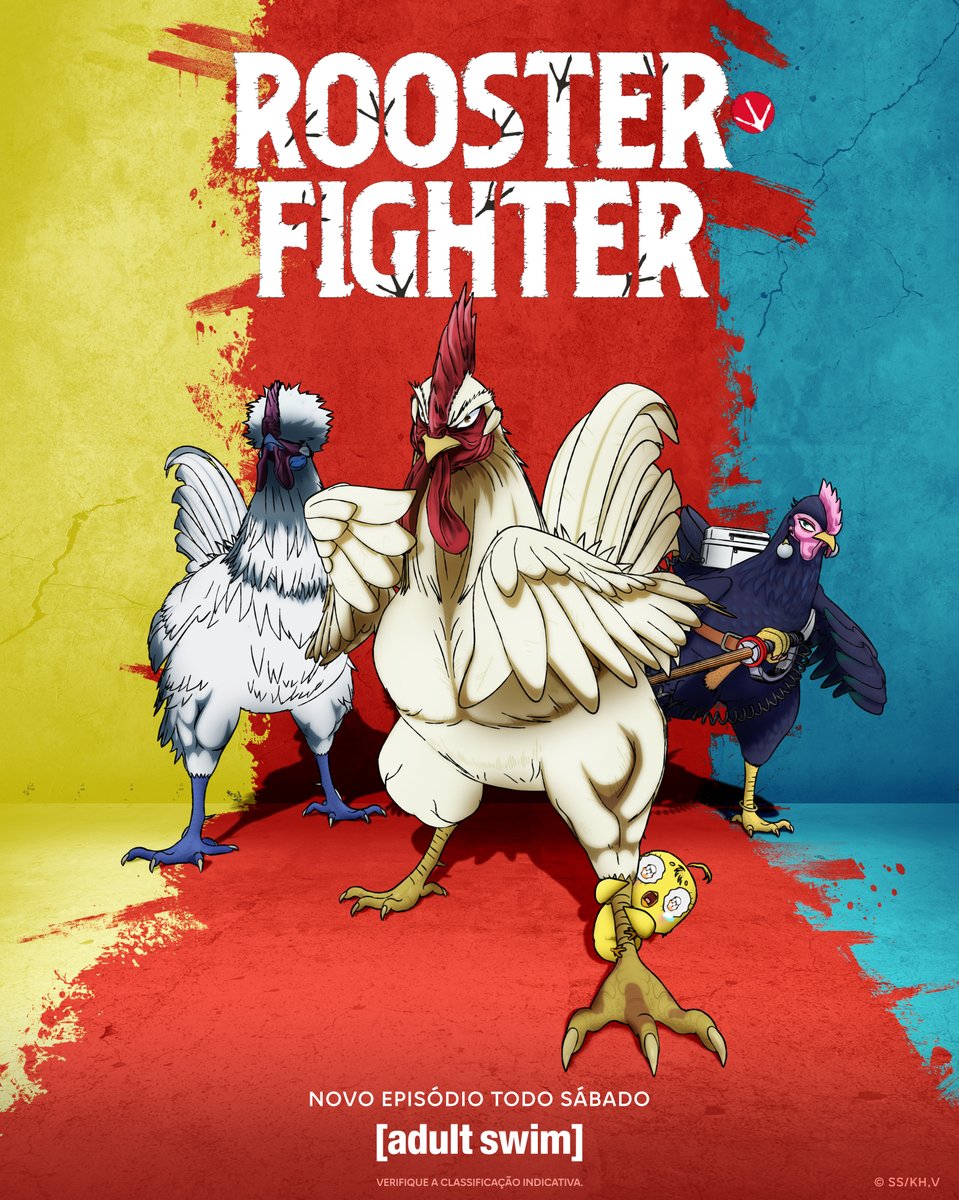 Preparar, apontar, frango.

Rooster Fighter chega hoje depois da meia-noite, com um novo episódio todo sábado no [adult swim]