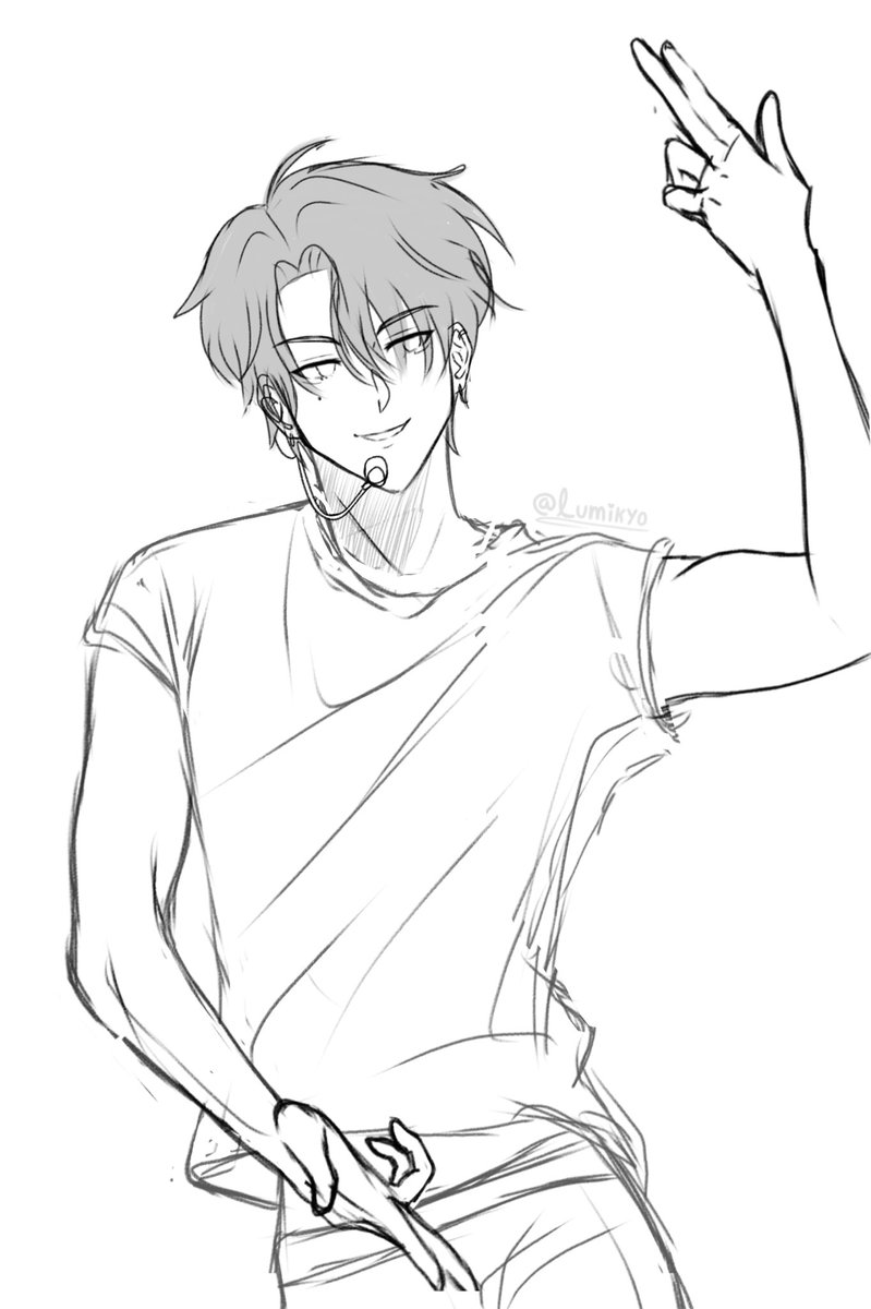 Lumiikyo's tweet photo. Daily Tamon sketch ❤️ https://t.co/zMB4ukEgDr