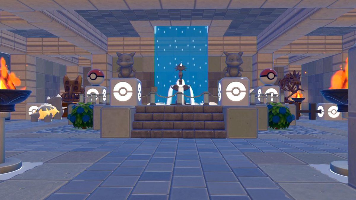 kakaka1216's tweet photo. ぽこあポケモン
地下神殿風倉庫作りました！
利便性とロマンとお洒落さを詰め込みました
中々良い出来になって満足！

#ぽこあポケモン 
#ぽこポケ https://t.co/dSME9vbft4