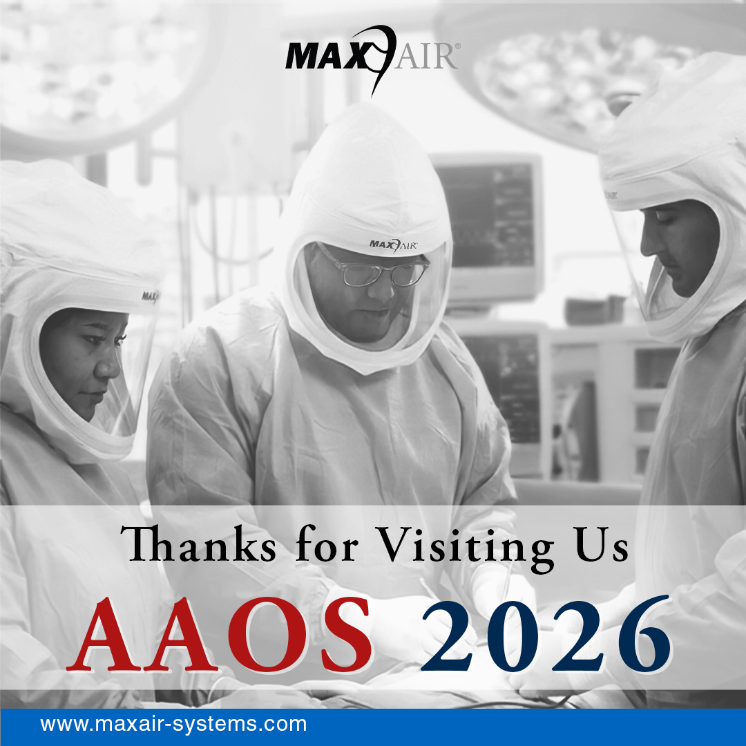 maxairsystems's tweet photo. Thanks to everyone who stopped by Booth 1520 to connect with the MAXAIR® Systems team at AAOS 2026. We enjoyed showcasing our fully integrated 3-in-1 CAPR® Surgical Protection System, delivering NIOSH-approved respiratory and splash protection designed specifically for the OR.

If you missed us, we’d still love to connect—whether you're evaluating respiratory protection for your surgical teams or an experienced OR rep looking to expand your portfolio.

#AAOS2026 #Orthopedics #SurgicalSafety #MedicalSales #HealthcareInnovation #maxairsystems