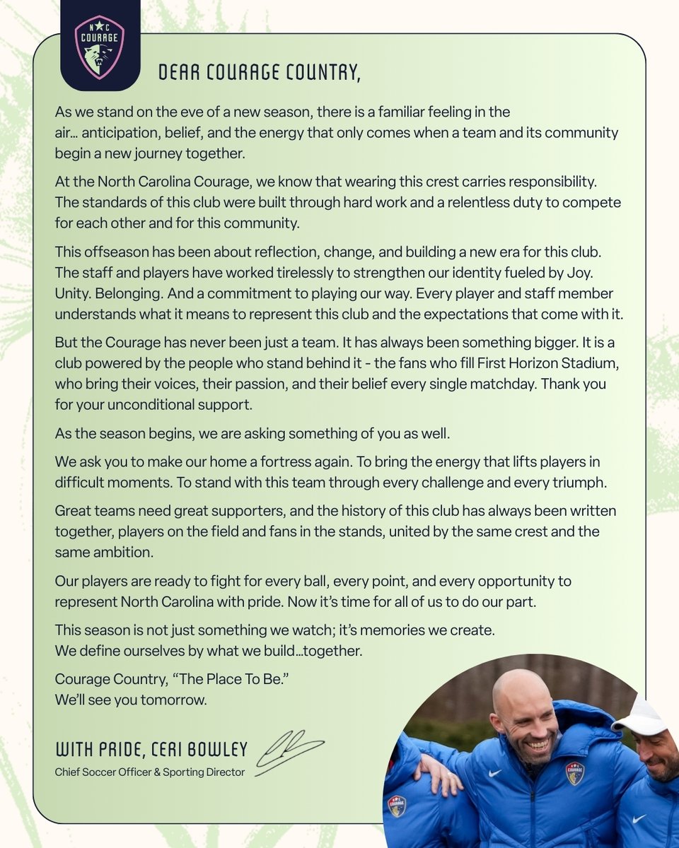 NC Courage tweet media