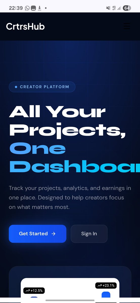 harrygraphics__'s tweet image. Day 59 - 61 of #100DaysOfCodeAndDesigns with the @SarcasticGeek4u
These last few days haven’t been easy. Just focusing on getting through.
Regardless here's  a little  update regarding the creators hub project I've been working on.