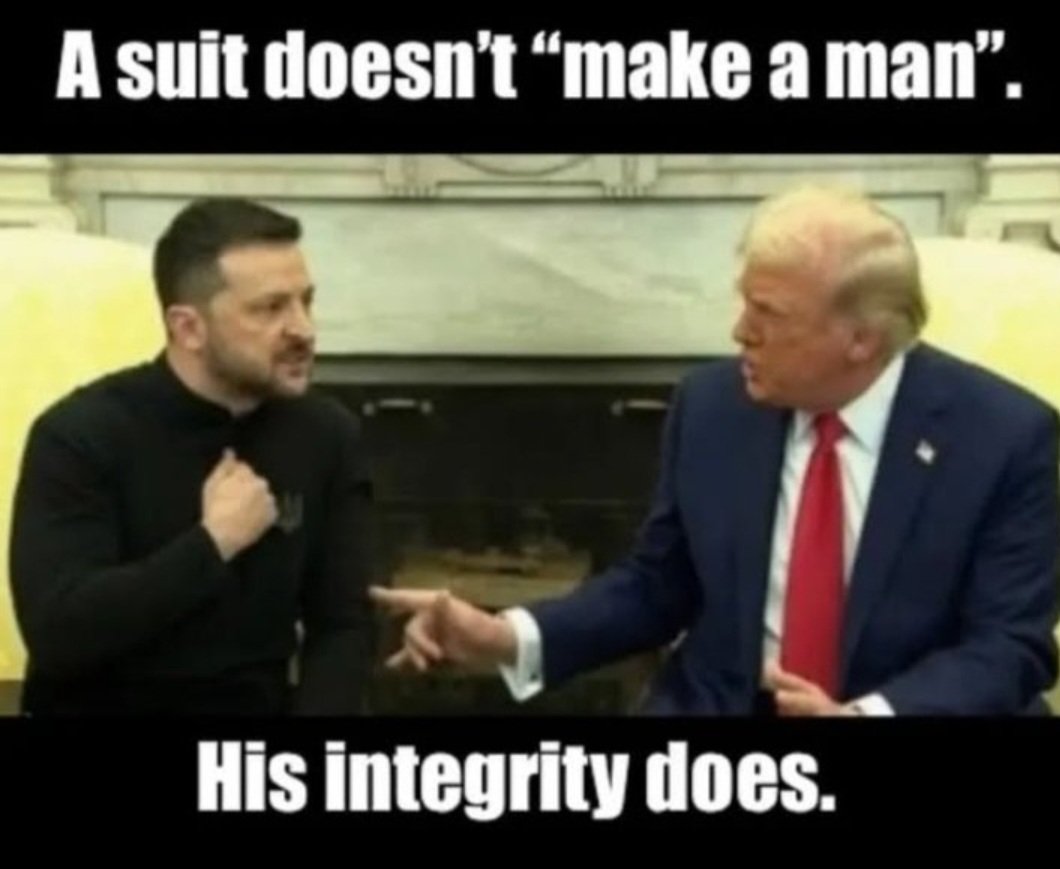 True. 
Stand with President Zelensky.
Stand with ALL ukrainians 🇺🇦