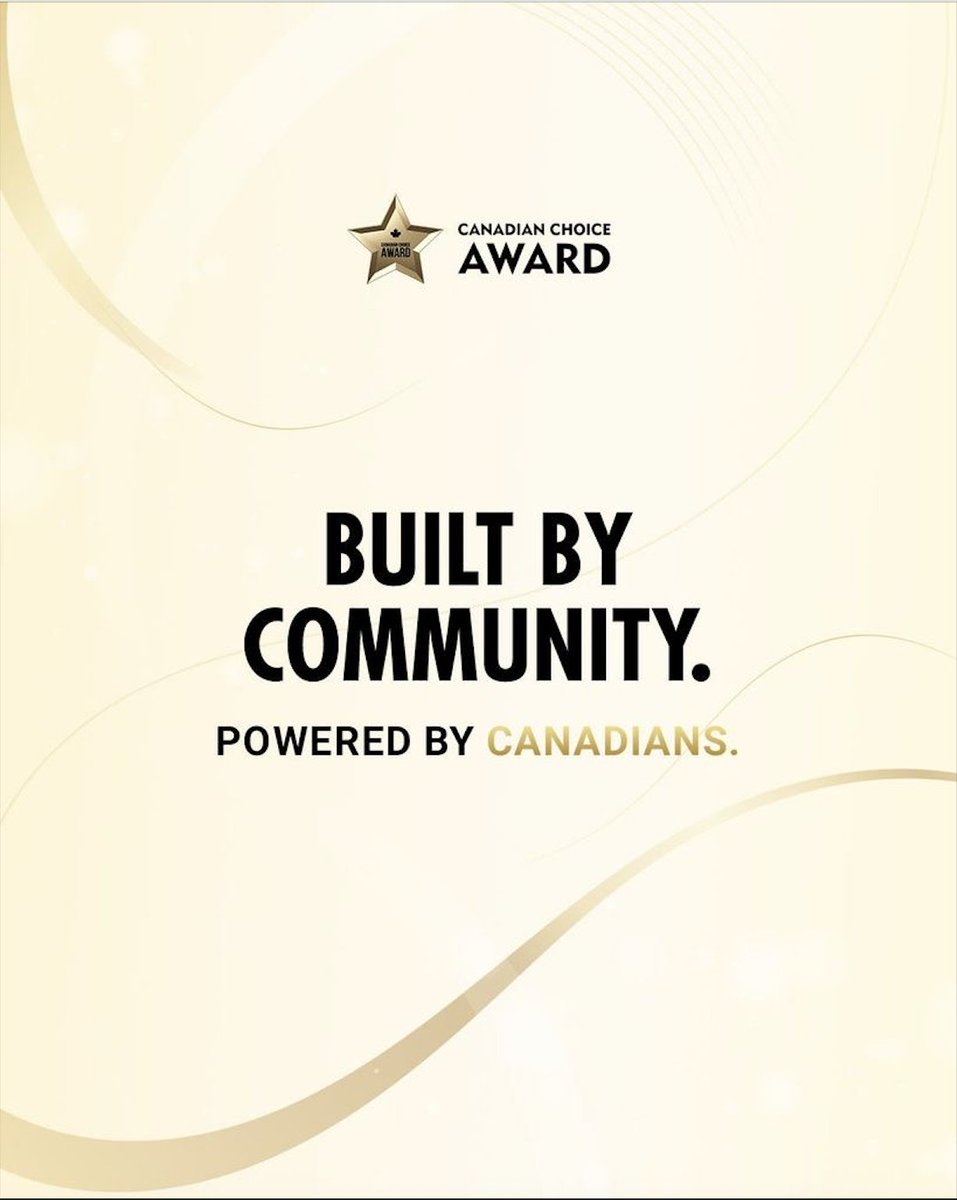 Canadian Choice Award tweet media