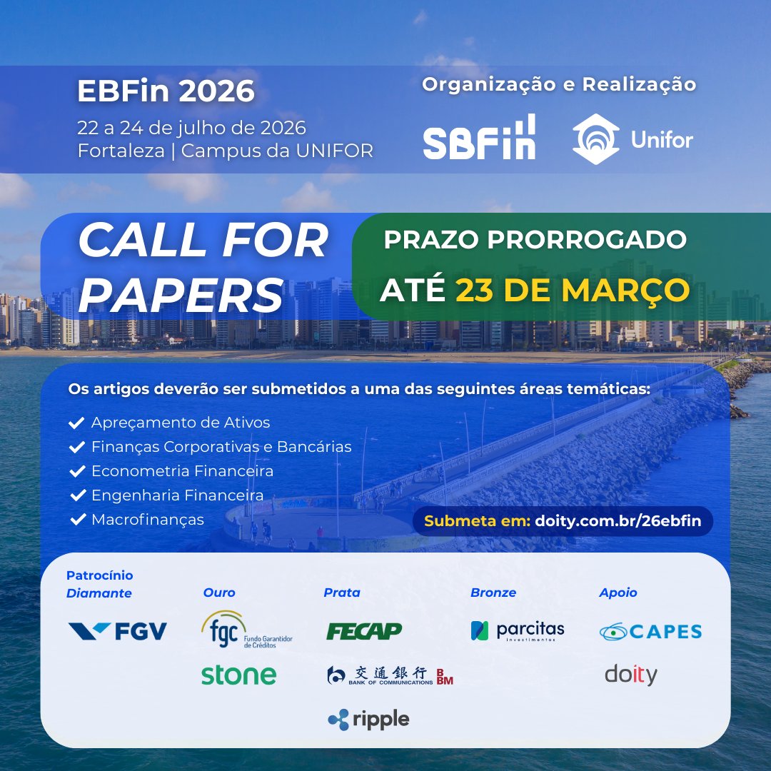 Sociedade Brasileira de Finanças (SBFin) tweet media