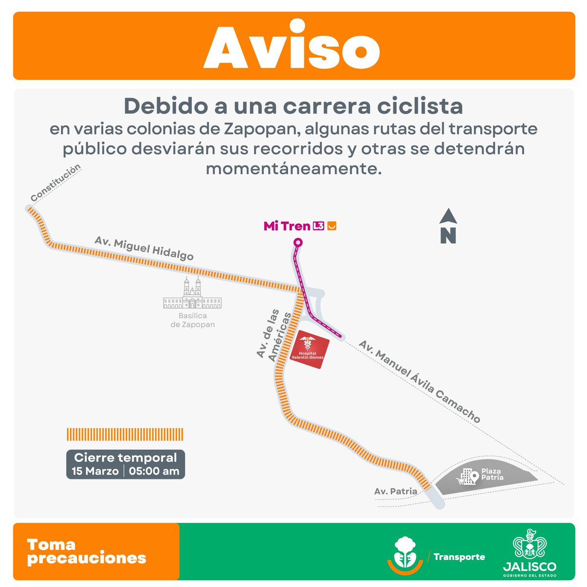 Secretaría de Transporte Jalisco tweet media