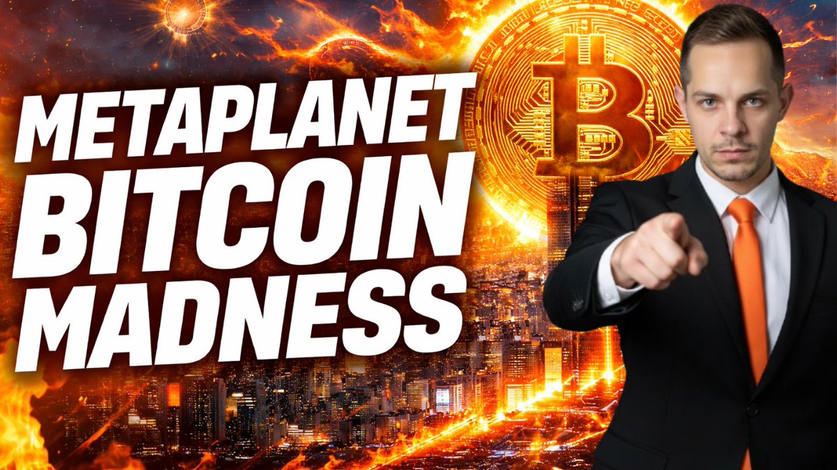 MEGA METAPLANET UPDATE 

OMG I AM SO BULLISH LOL

youtu.be/PTYaWGZFZIo