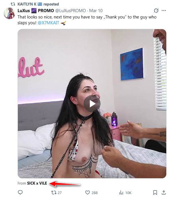 SICK x VILE tweet media