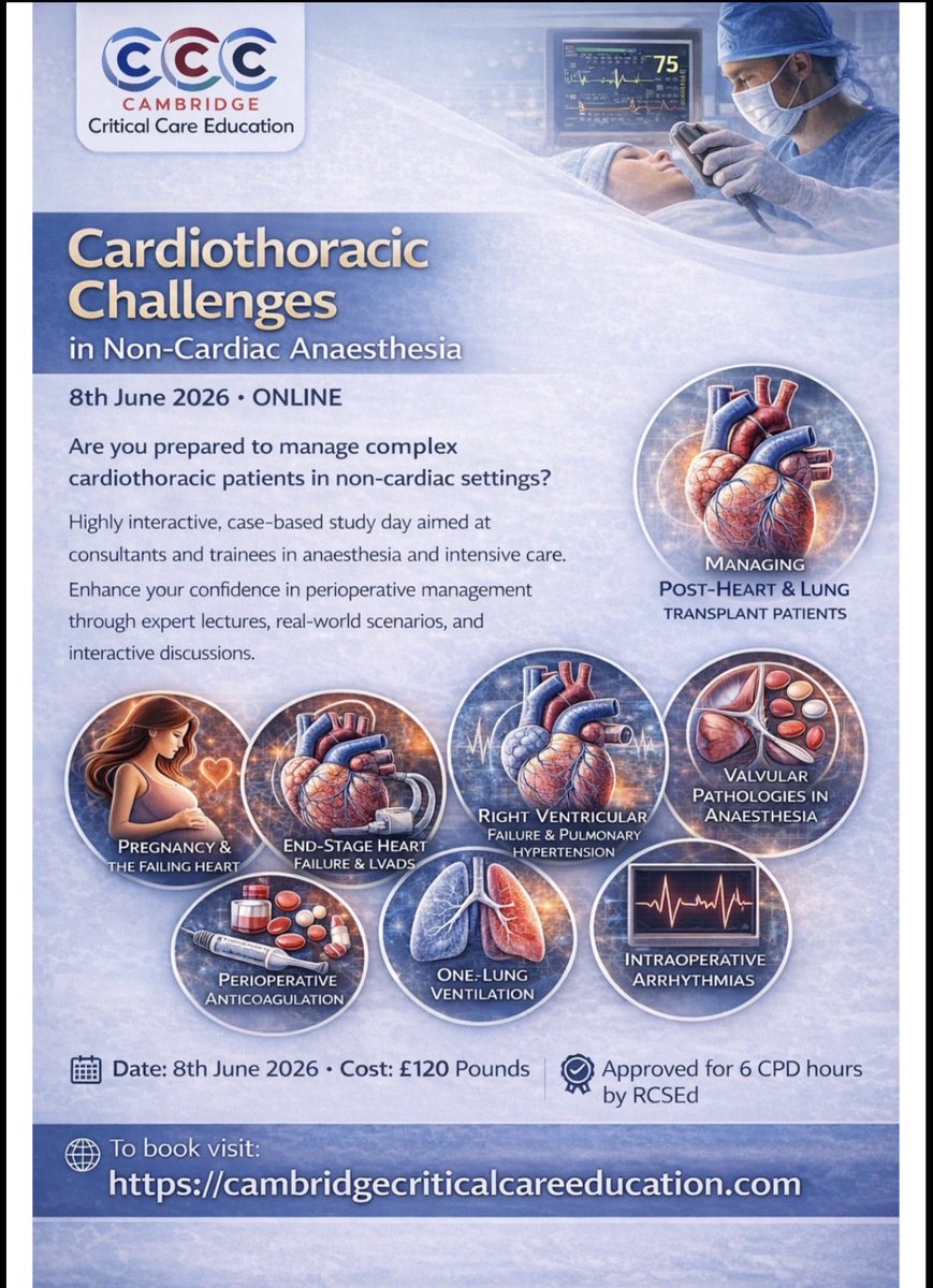 Cambridge Critical Care Education tweet media