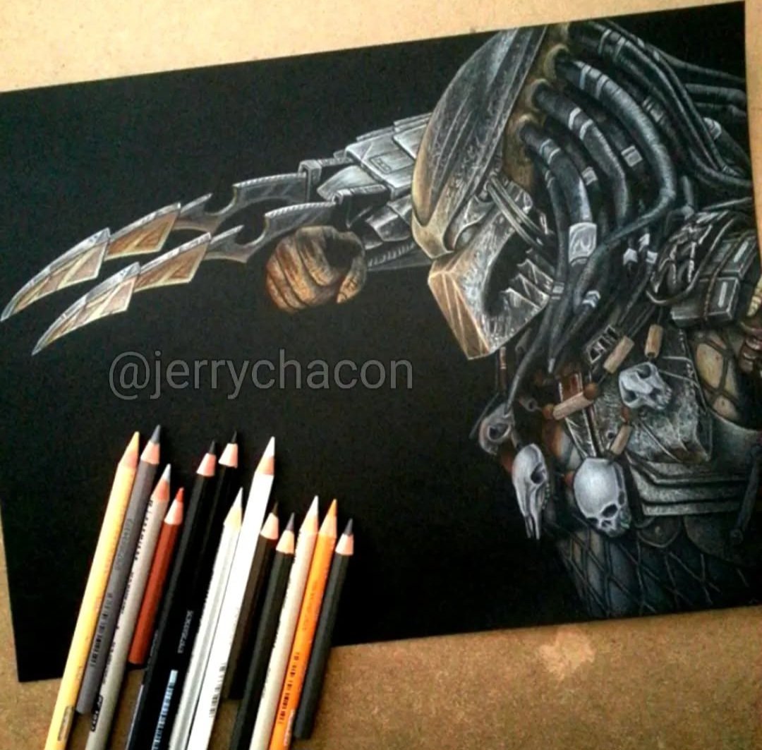 chaconkie's tweet photo. #FlasbackFriday to one of my #Predator #drawings
#artist #art #artwork #artistsontwitter https://t.co/BzdTF94COA