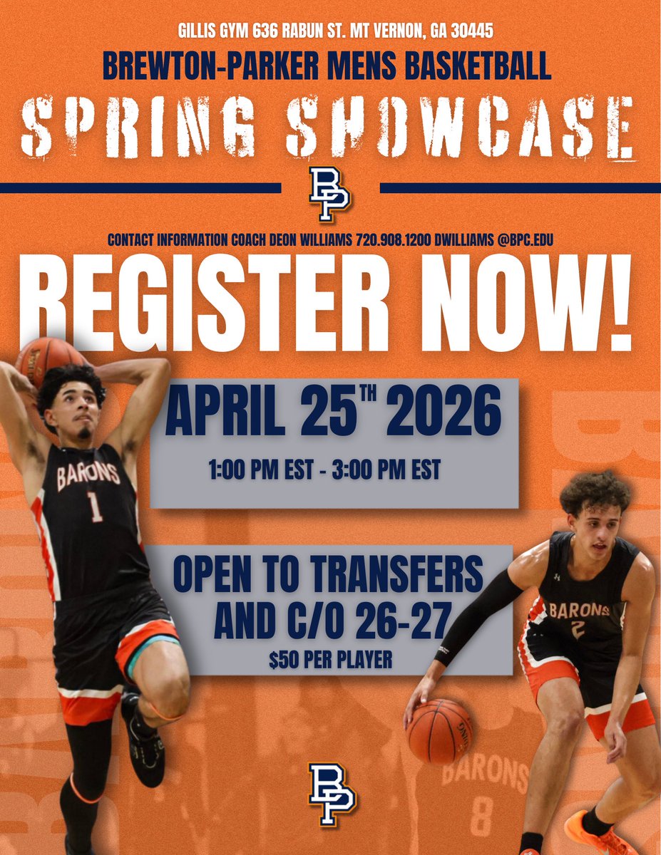 Brewton-Parker Men's Basketball tweet media