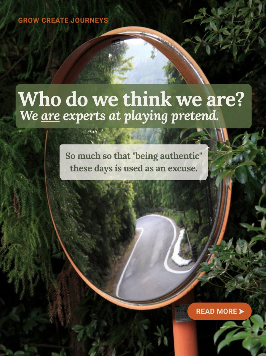 Who Do We Think We Are?

We are experts at playing pretend. So much so that "being authentic" these days is used as an excuse.

We take pride in our progress and growth. Isn't pride considered one of — if not the most serious — sin? Why do we use pride as an honorable expression