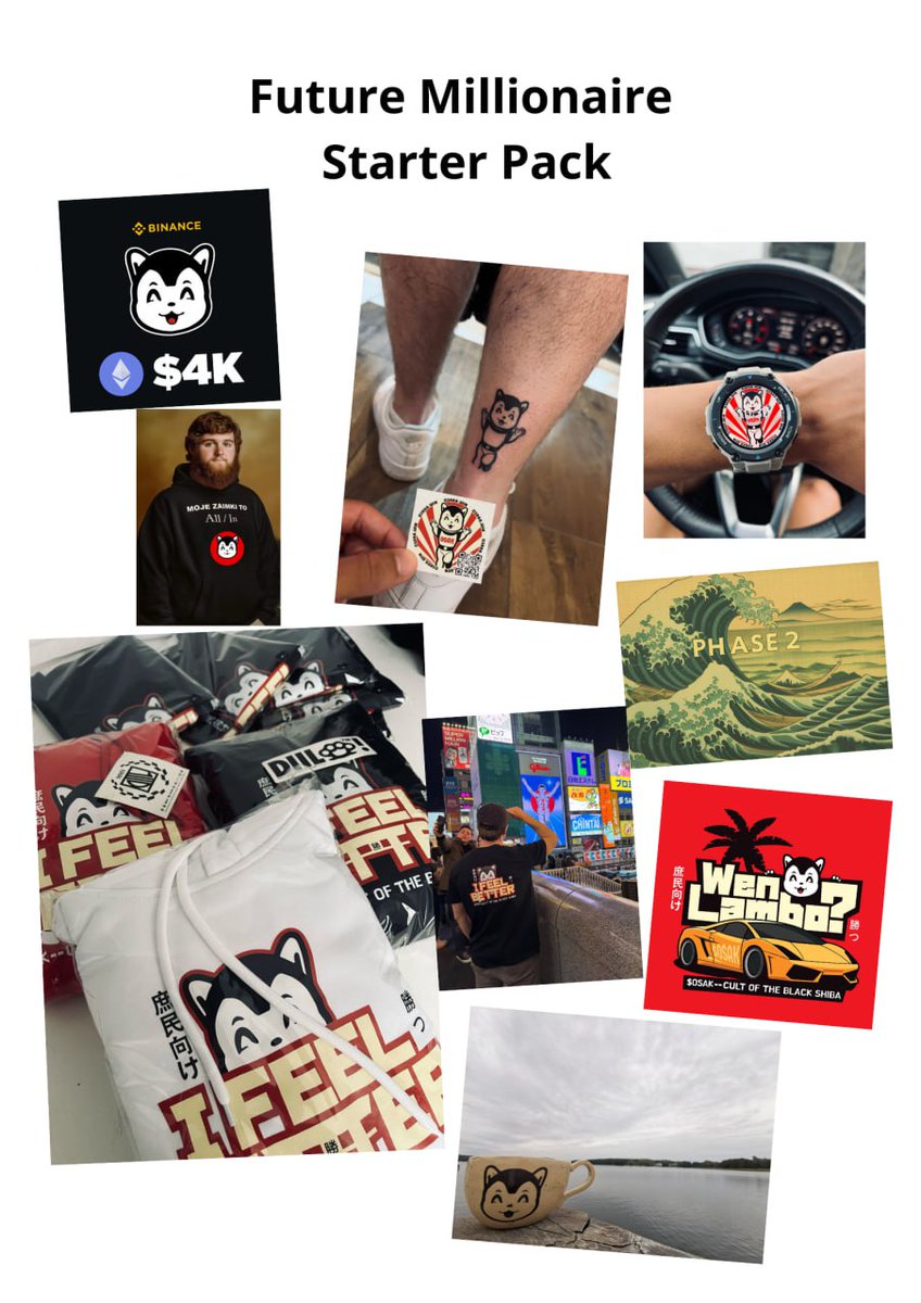 True believers will survive the hard times. The OSAK community is strong and holding firm💪 We know the best is yet to come. We are persistent and expecting something big. We already know it, and soon others will find out too.
Be ready — this rally will be wild 🚀
#ifeelbetter