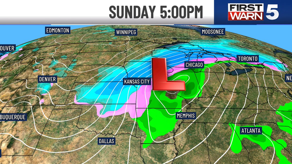 LukeDorris's tweet image. Sunday’s forecast is becoming a living meme for the Midwest.
“Warm 60s and sunny in the morning then a chance for severe storms. Extreme winds and wind chills in the 20s by afternoon. Snow and ice possible. 80 and sunny next week.”
#kc #kansascity #weather #Storm