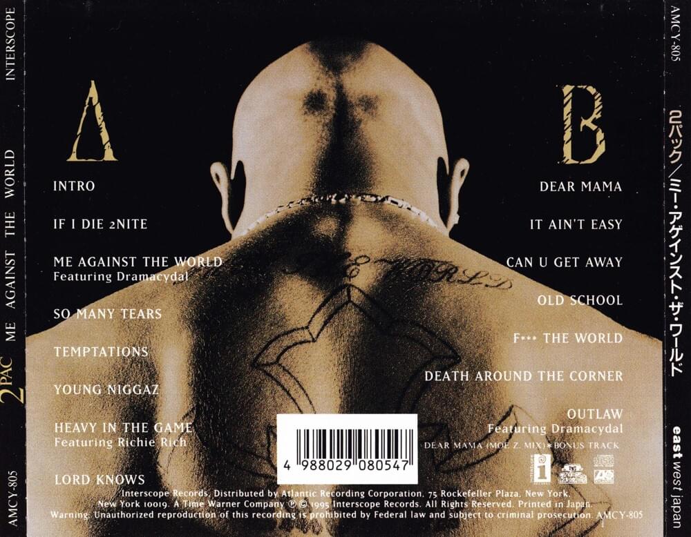 31 years ago today, 2Pac released ‘Me Against the World.’
