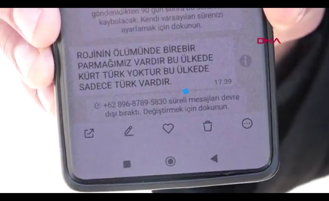 ddirenduru's tweet photo. tehdit mesajını da yayınlasaydınız keşke https://t.co/cyoKlpoIM5