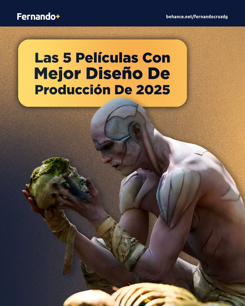 FernandoCruz_DG's tweet photo. Las 5 Películas con el Mejor Diseño de Producción que Vi en 2025

¿Quieres conocer cuales fueron para mi las películas que destacaron más allá del guion con su calidad de imágenes en pantalla?

Ve este carrusel en mi IG: https://t.co/uJ9KIb0L7F

 #procesocreativo #Oscars2026 https://t.co/oxTqgKFz4X