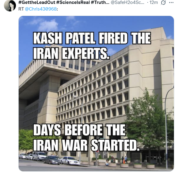 #GettheLeadOut #ScienceIsReal #TruthMatters tweet media